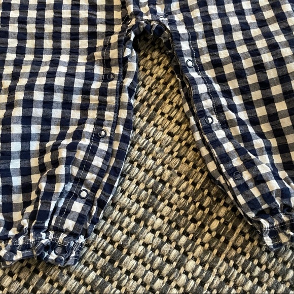 Checkered Summer Romper - Picture 3 of 5